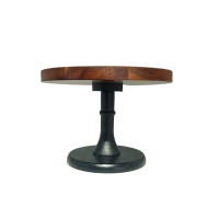 Suporte Wood com pé preto Suporte Wood com pé preto